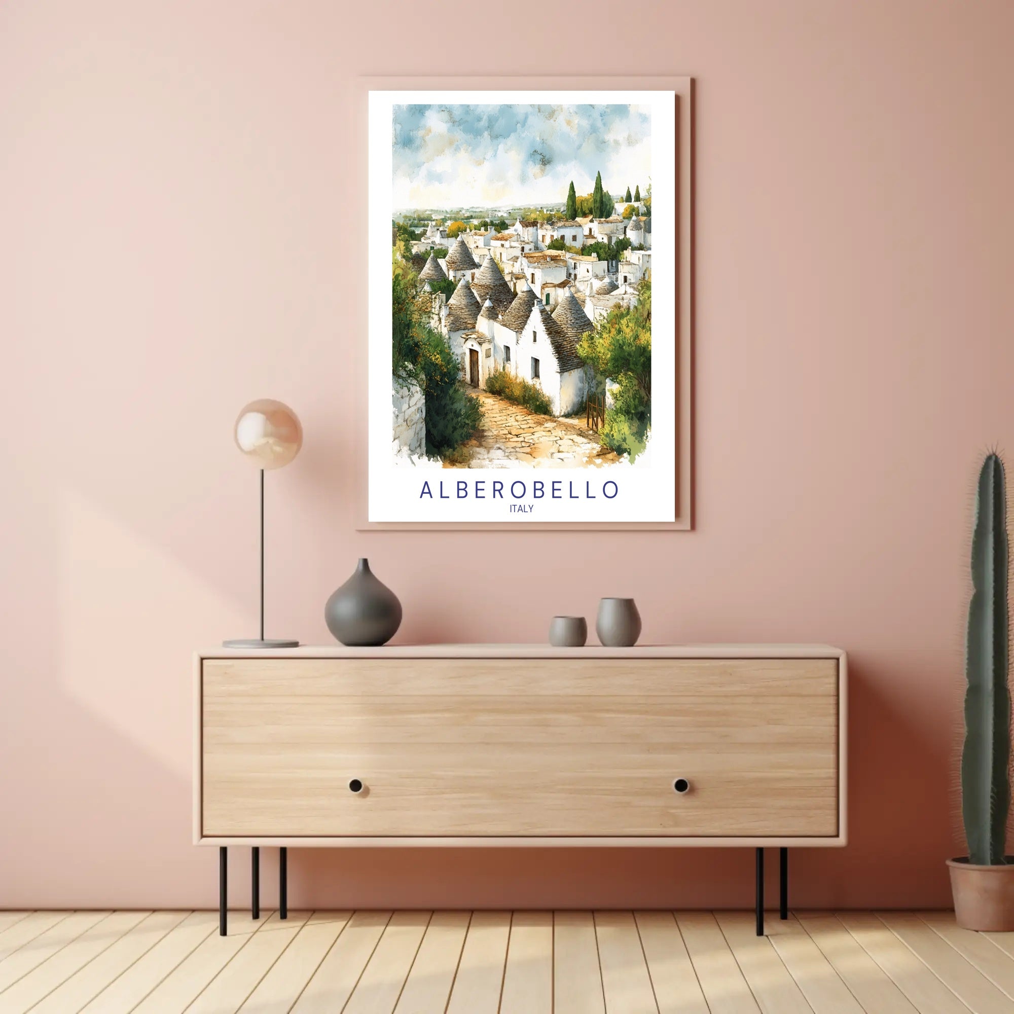 Scenic View of Alberobello Poster PosterGoat