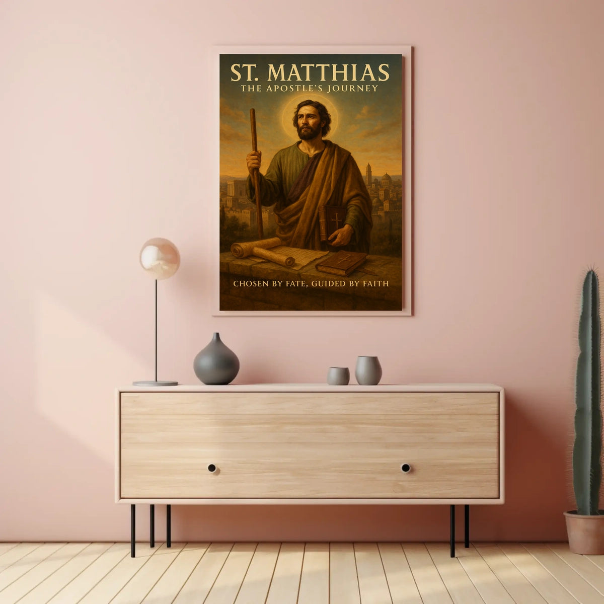 St. Matthias The Apostles Journey Poster