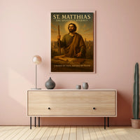 St. Matthias The Apostles Journey Poster