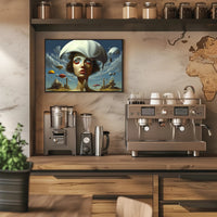 Surreal Dreamscape with Melting Hat Fantasy or Mythology Poster