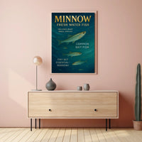 Minnow Essential Freshwater Fish Poster