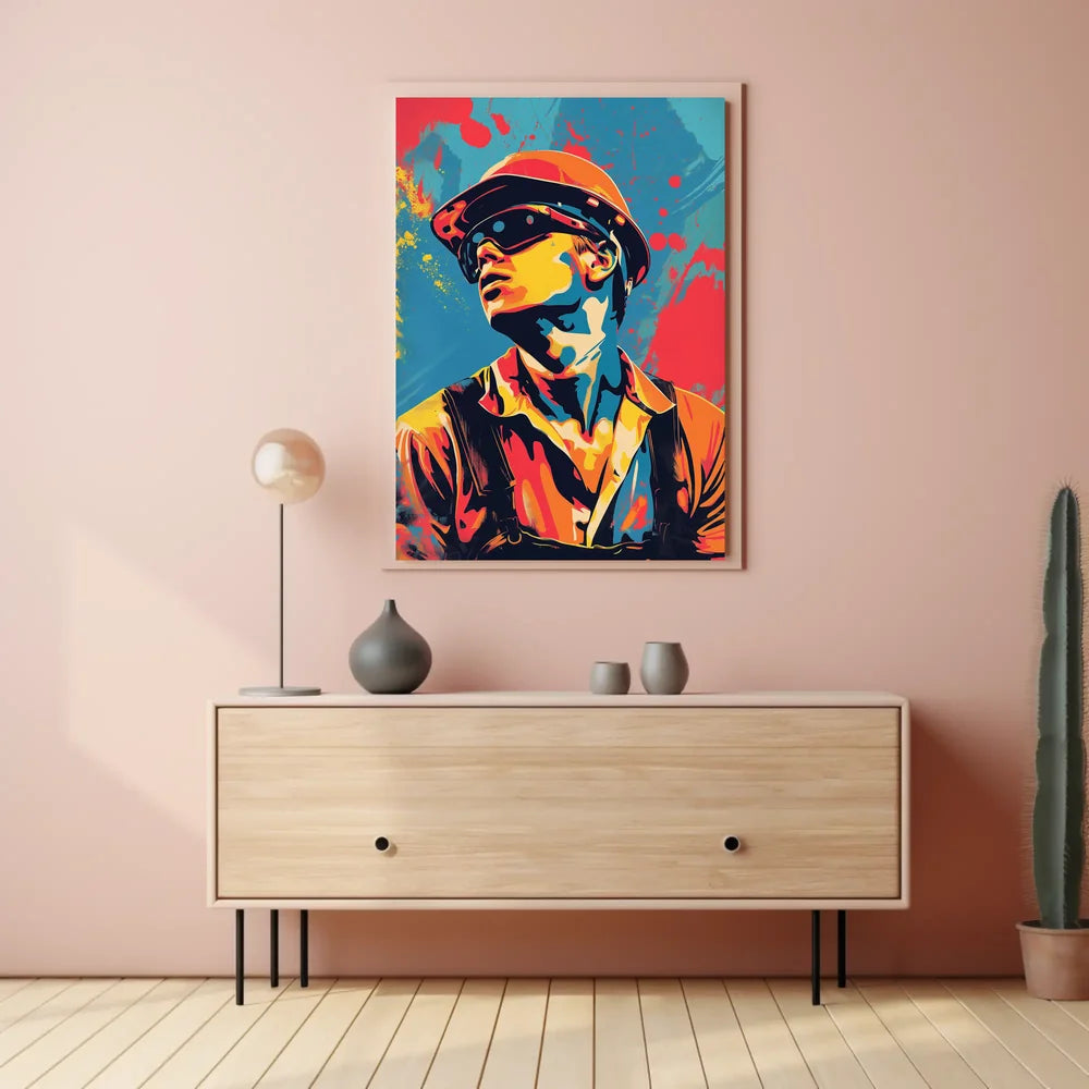 Abstract Modern Art Interpretation Poster