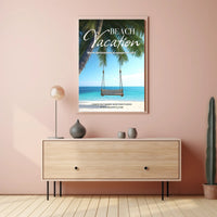 Beach Vacation Getaway Poster PosterGoat