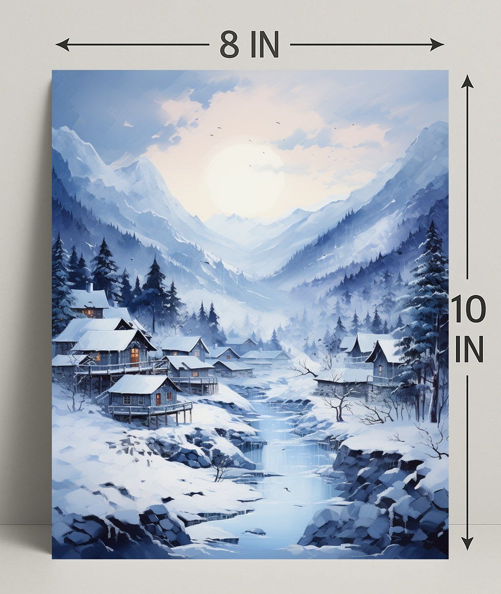 Winter Wonderland Village Poster