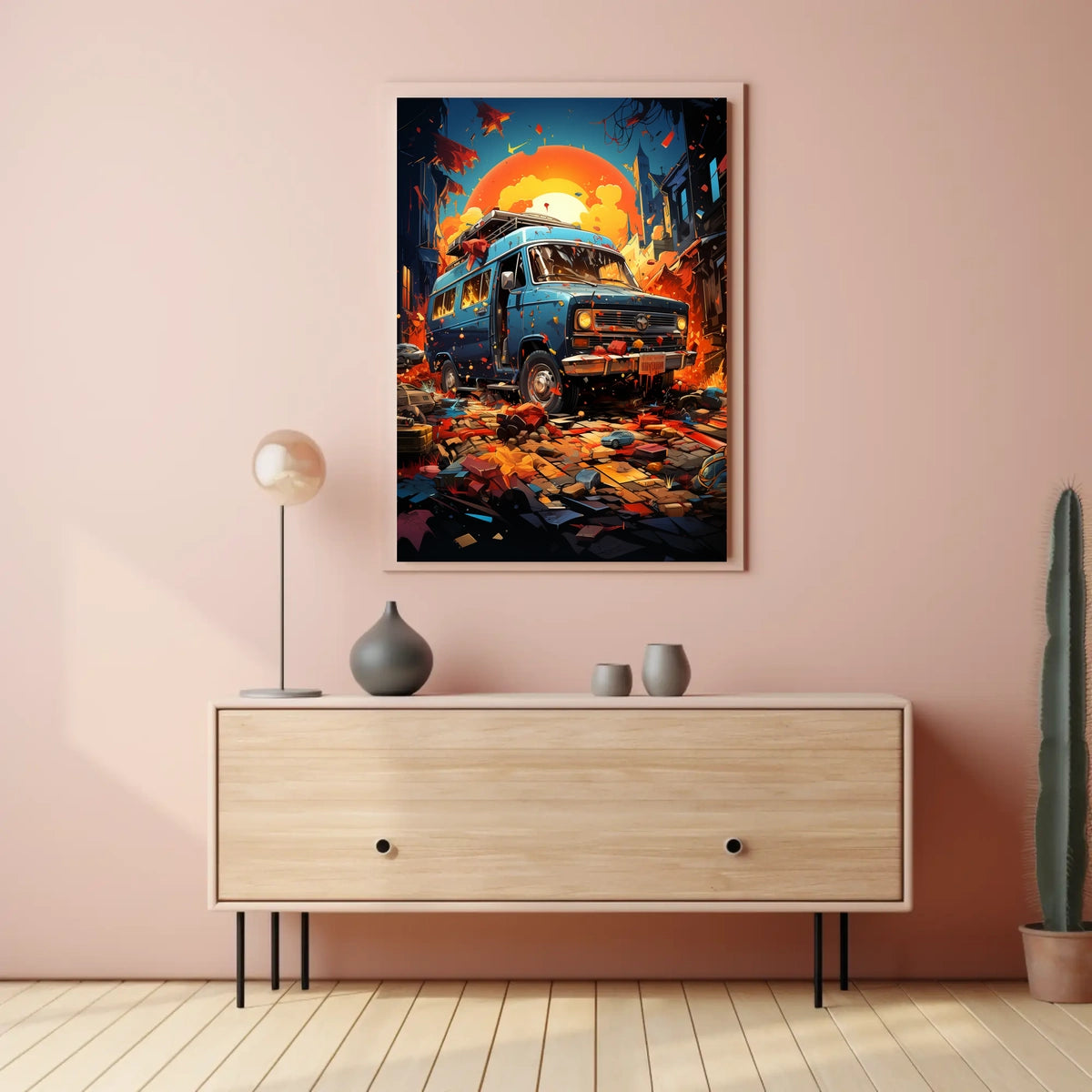 Urban Adventure At Sunset Poster