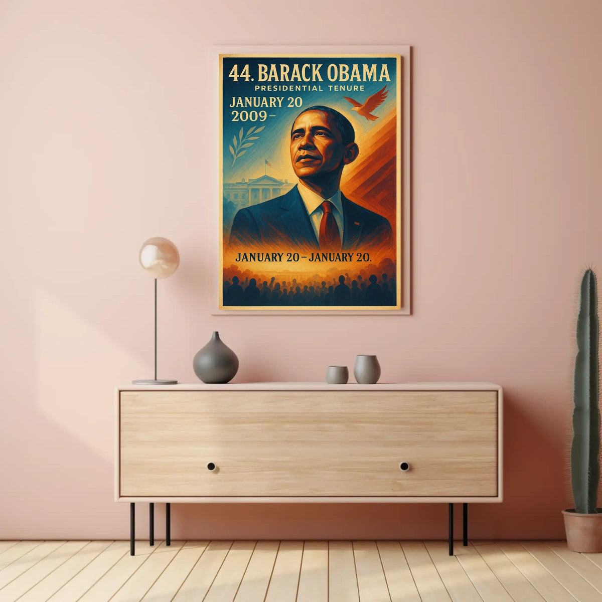Barack Obama Artistic Tenure Historical or Presidential Poster