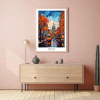 Dublin Autumn Vibrance: Urban or Cityscape Poster PosterGoat