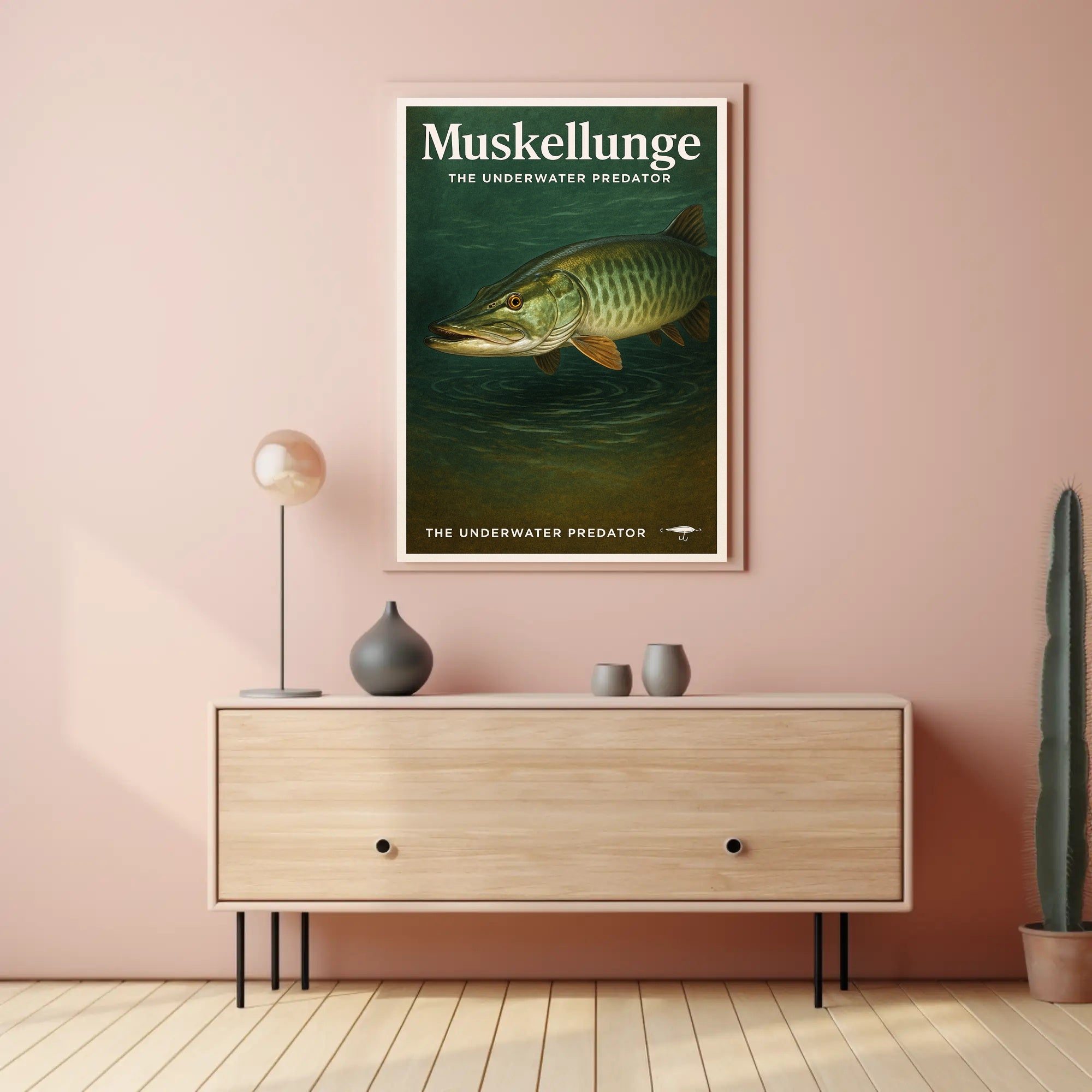 Muskellunge - The Underwater Predator Poster PosterGoat