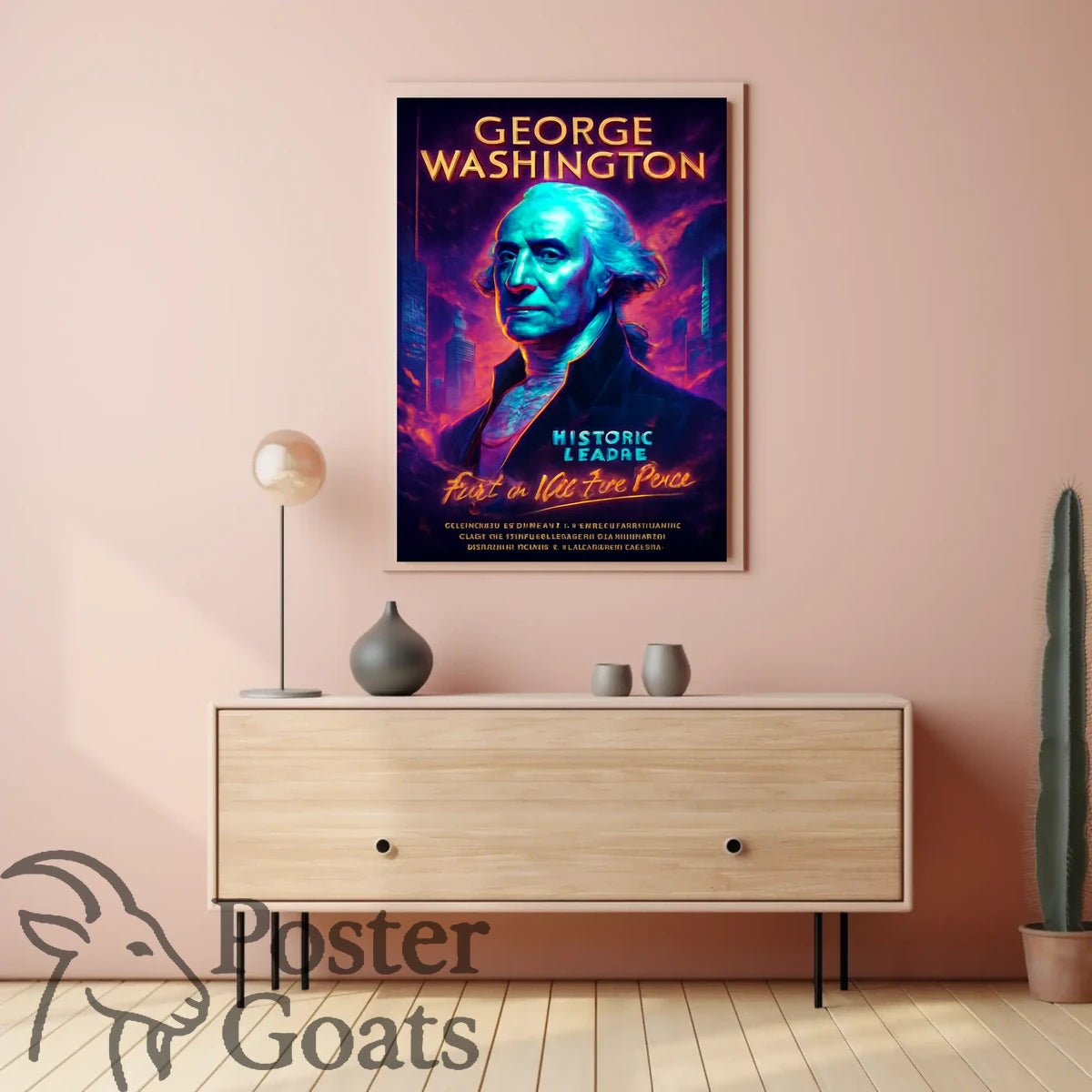 George Washington Modern Legacy Historical or Presidential Poster