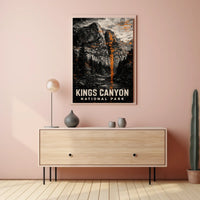 Kings Canyon Scenic National Park Wanderlust Poster