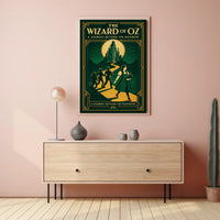 The Wizard of Oz Art Deco Fantasy Poster PosterGoat