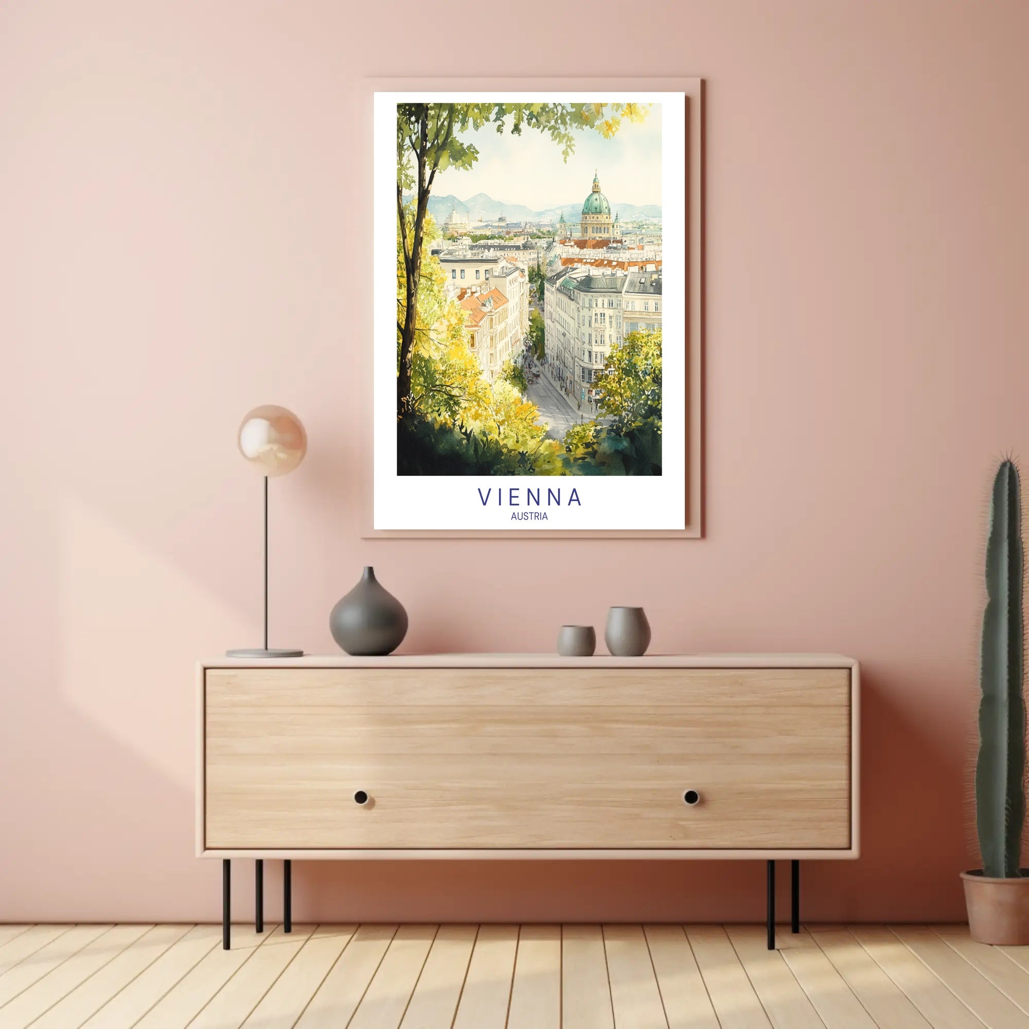 Scenic View of Vienna Poster PosterGoat