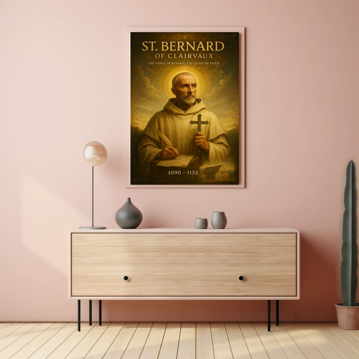 St. Bernard of Clairvaux Poster