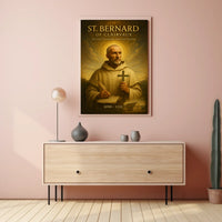 St. Bernard of Clairvaux Poster