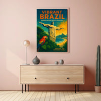 Vibrant Brazil Where Nature Meets Poster