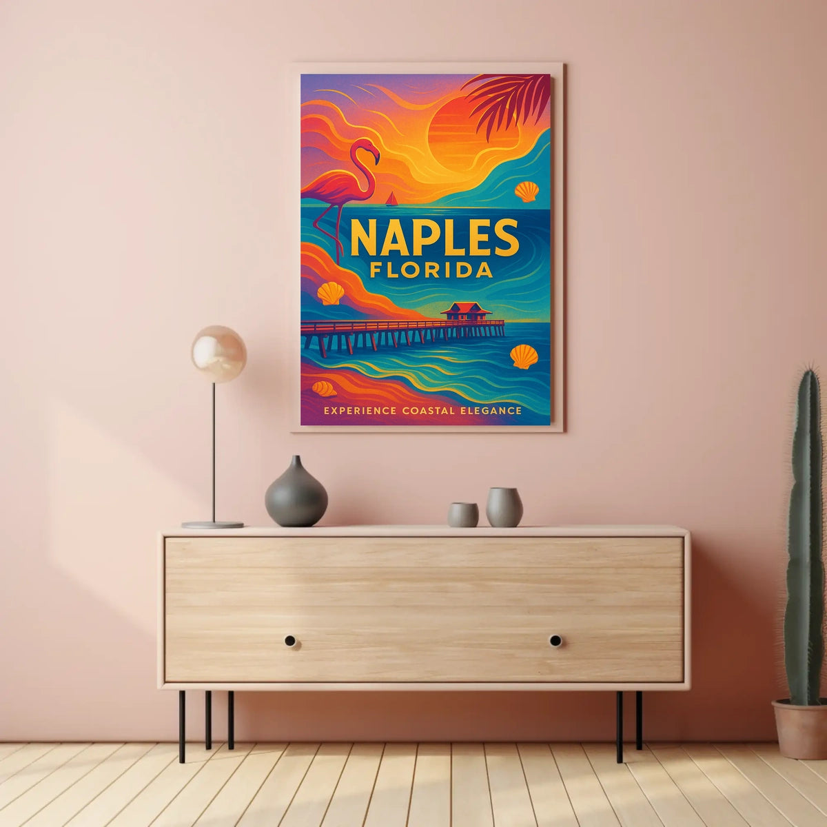 Naples, Florida Experience Coastal Elegance Poster