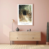 Cu Chi Tunnels Watercolor Travel Poster PosterGoat