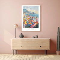 Cape Town Cityscape: Travel Poster PosterGoat