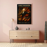 James Madison Presidential Legacy Poster