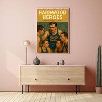 Hardwood Heroes March Madness 1961 Poster