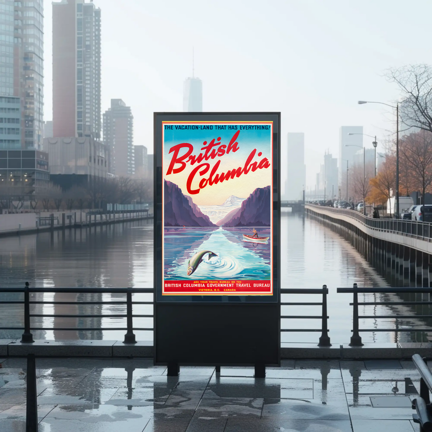 British Columbia The Vacation Land That Has Everything! (1947) Poster