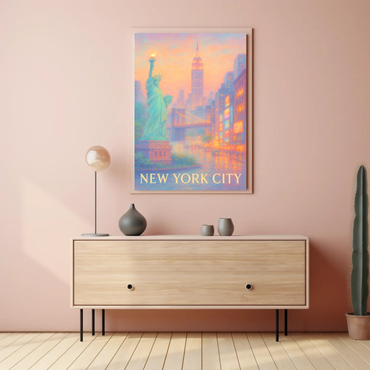 Dreamy New York Cityscape Poster