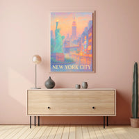 Dreamy New York Cityscape Poster