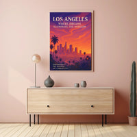 Dream-Inspired Los Angeles Cityscape Urban or Cityscape Poster