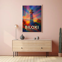 Biloxi Lighthouse Maritime Wanderlust Poster
