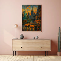 New York City Dreamscape Poster For Urban Art Lovers