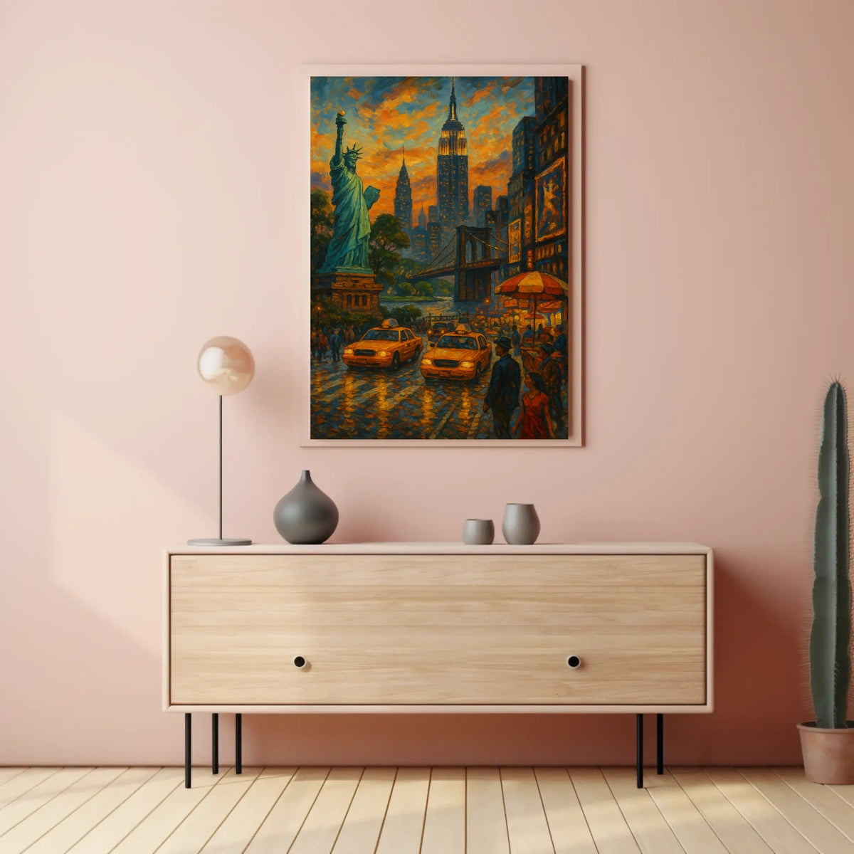 New York City Dreamscape Poster For Urban Art Lovers