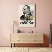 Calvin Coolidge 30th President of the United States Reflections Poster