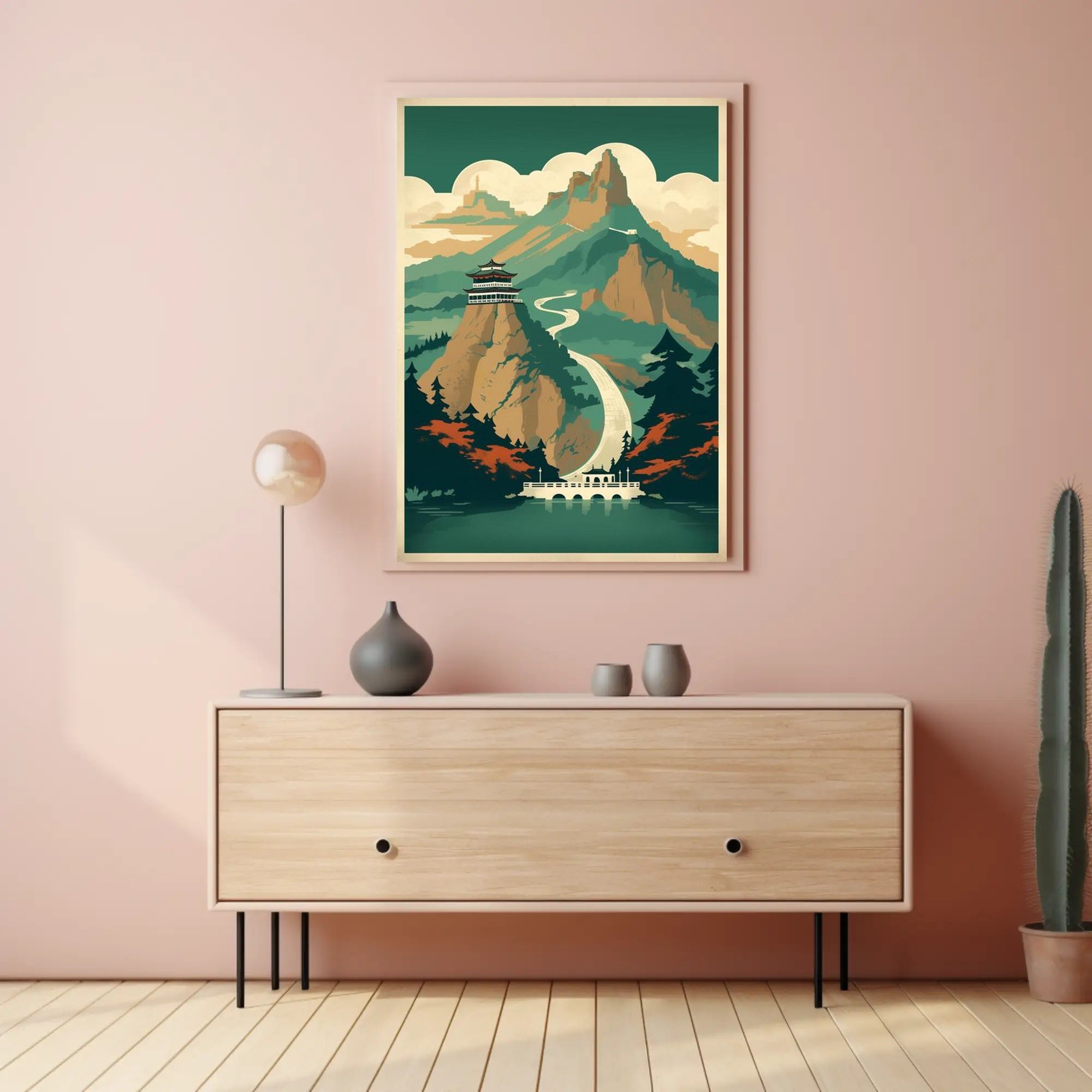 Tranquil Mountain Retreat Poster