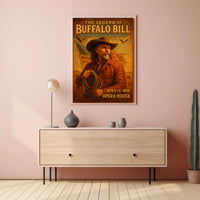 The Legend Of Buffalo Bill Poster Vintage Wall Art