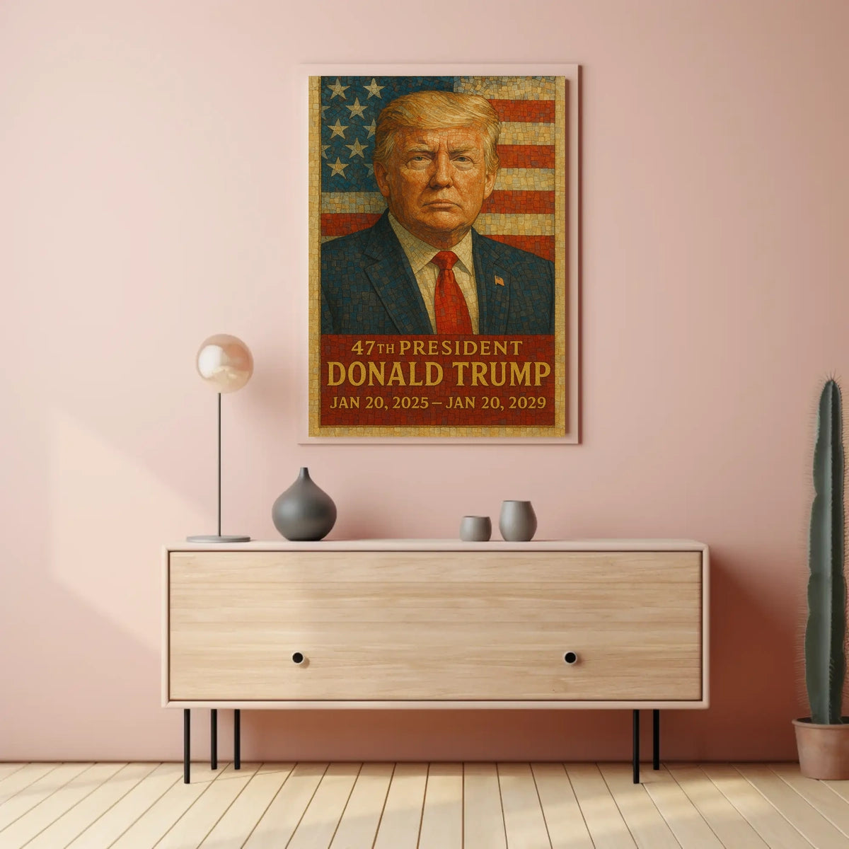 Trump 47th President Scenic Wanderlust Poster