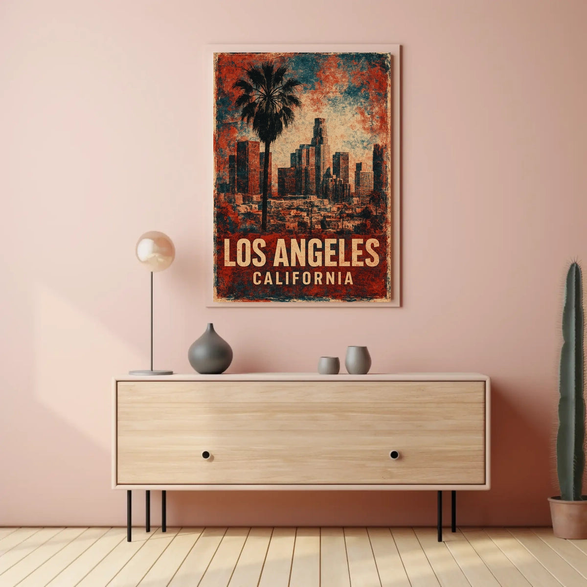 Los Angeles Skyline Poster