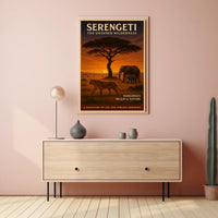 Serengeti The Untamed Wilderness Poster