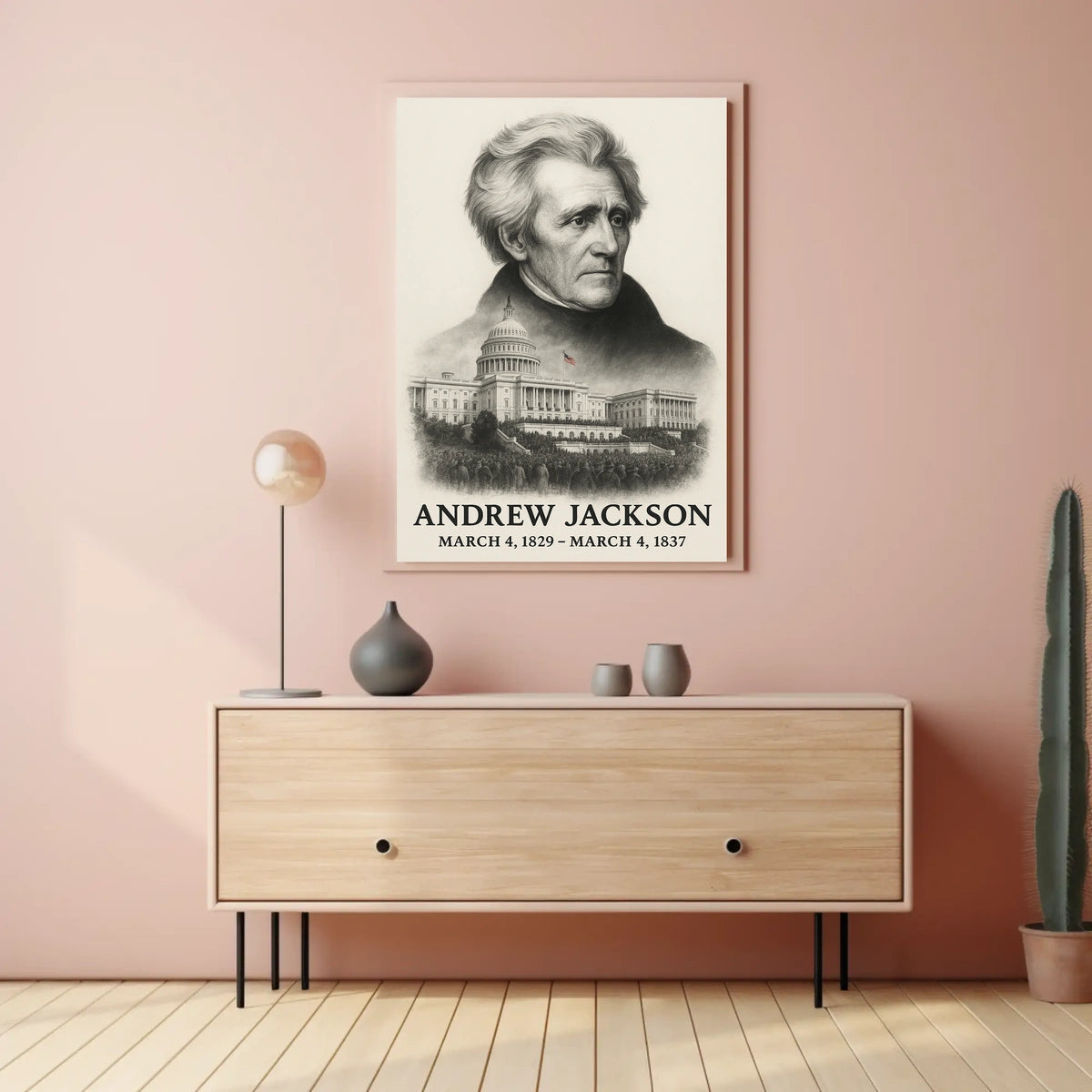 Andrew Jackson 7th President of the United States Reflections Poster