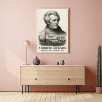 Andrew Jackson 7th President of the United States Reflections Poster