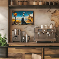 Dreamlike Coastal Surrealism: Surrealistic Artistic Poster