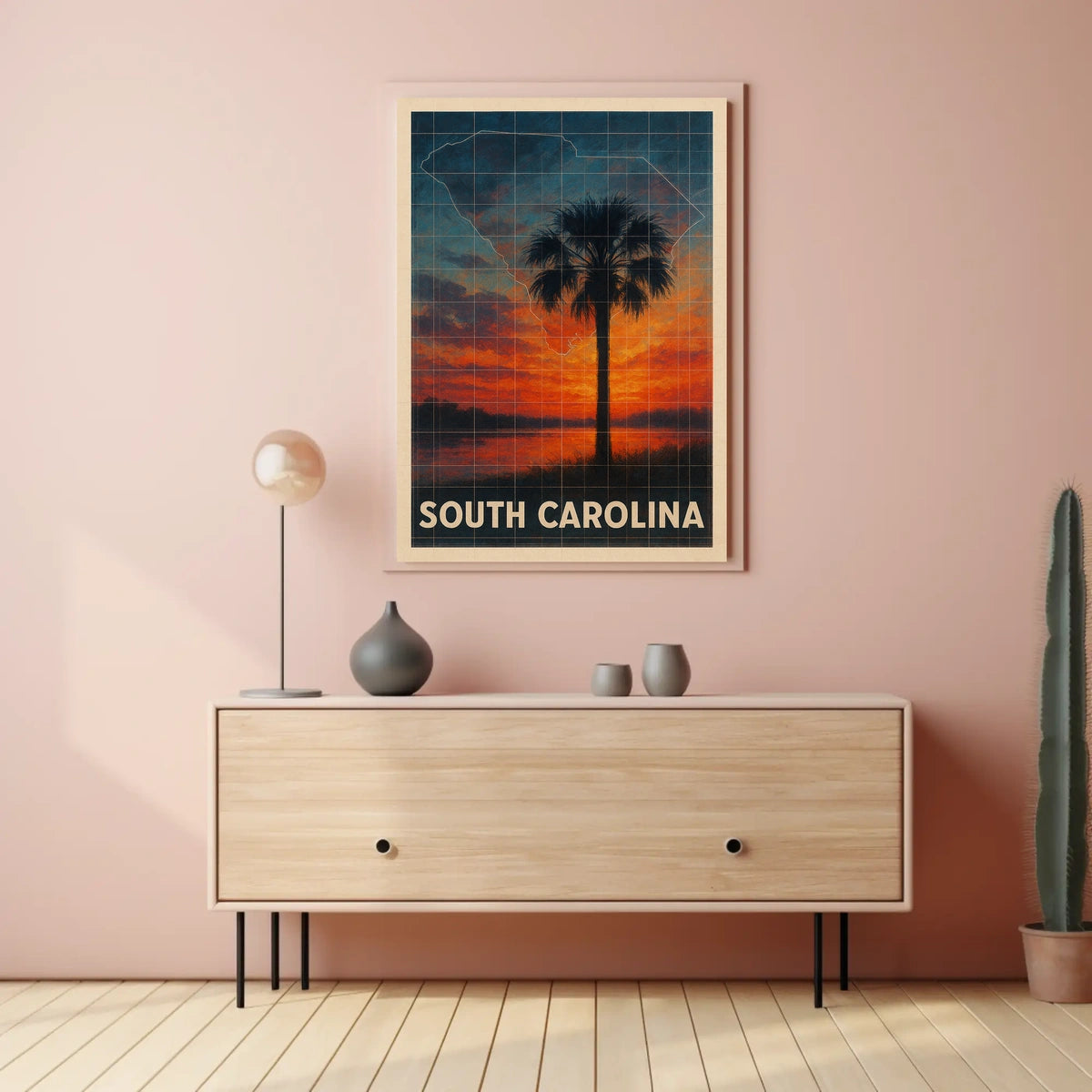 South Carolina Sunset Poster