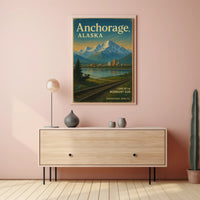Discover Anchorage, Alaska Poster
