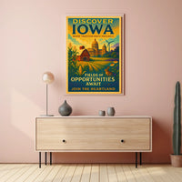 Discover Iowa Fields of Opportunities Poster