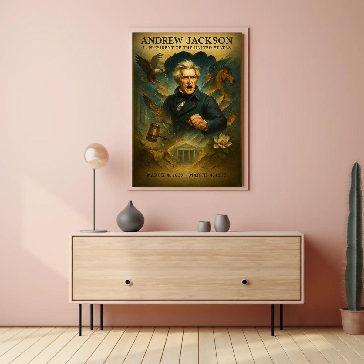 Andrew Jackson 7th President Poster