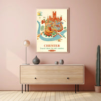 Chester Travel Poster: British Railways Vintage Adventure PosterGoat