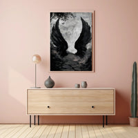 Dark Fantasy Wings Mysterious Scene Poster Fantasy or Mythology Poster PosterGoat