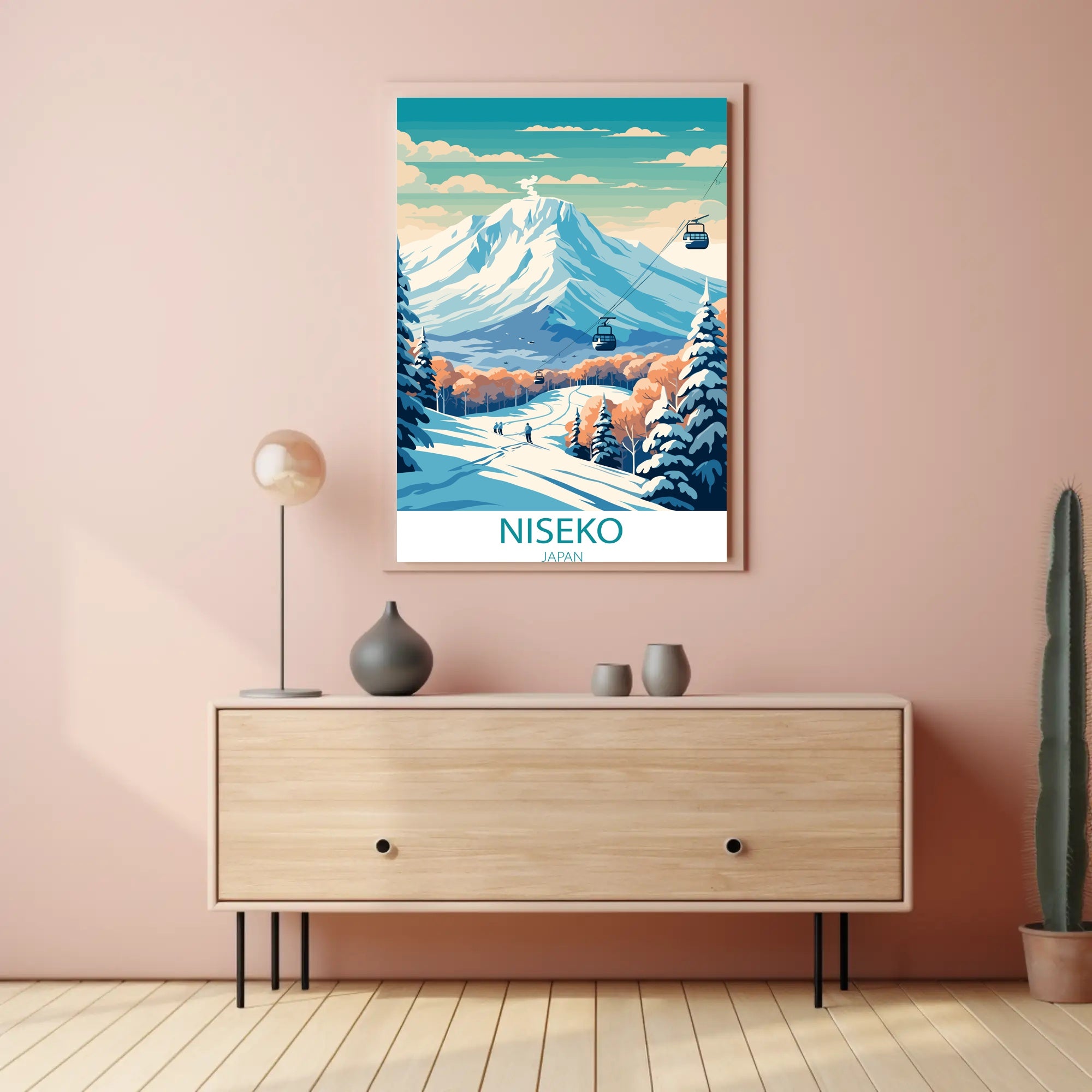 Niseko Mt. Yotei Winter Wonderland Travel Poster