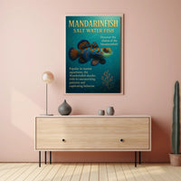 Discover the Charm of the Mandarinfish Poster