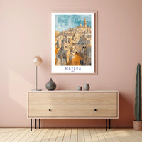 Matera: A Timeless Italian Landscape Poster PosterGoat