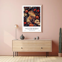 Artistic Marmot Floral Pattern: Abstract or Artistic Poster